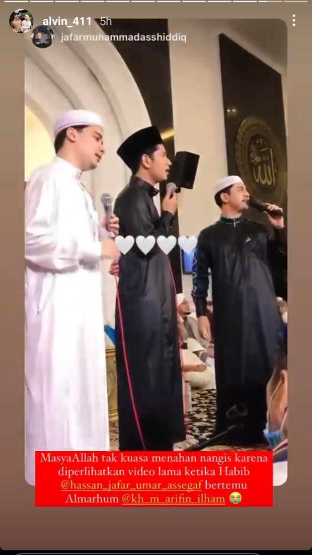 Momen pertemuan Alvin Faiz dan Zikri Daulay