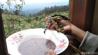Soal rasa, dijamin unik dan bikin ketagihan. Kuahnya gurih santan dengan aroma kencur yang kuat. Tekstur creamy lembut gude membuat kuah santan terkesan lebih kental gurih. Foto: Erliana Riady