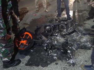 Tawuran Antarkelompok Warga di Makassar, 1 Motor Dibakar