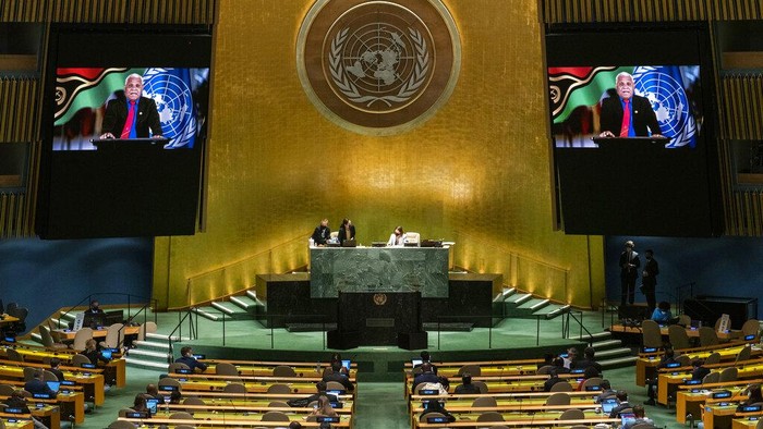 Vanuatu kembali bicara soal dugaan pelanggaran HAM di Papua. Hal itu diungkapkan PM Republik Vanuatu Bob Loughman Weibur dalam pidatonya di Sidang Umum PBB.