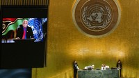 Republik Vanuatu kembali menyinggung masalah pelanggaran HAM di Papua di Sidang Umum PBB. Isu pelanggaran HAM itu diungkapkan Perdana Menteri Republik Vanuatu, Bob Loughman Weibur dalam pidatonya di Sidang Umum PBB. Eduardo Munoz/Pool Photo via AP.