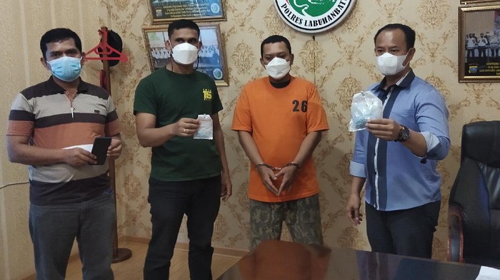 Residivis di Sumut Ditangkap Jadi Kurir Narkoba (Ahmad Fauzi Manik-detikcom)