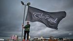 Ada-ada Saja! Seniman Glasgow Mejeng Karya di Tempat Parkir