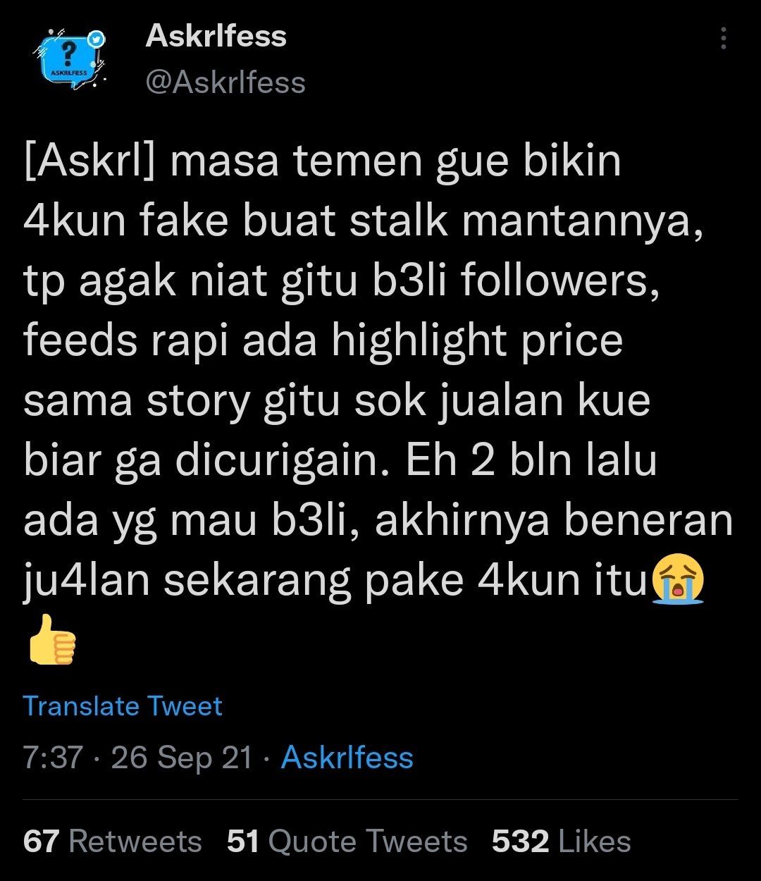 Buat Instagram Toko Kue Palsu Buat Kepoin Mantan, Akhirnya Malah Jualan Beneran!
