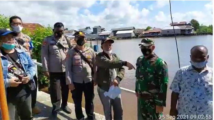 Camat Tulung Selapan bersama Tripika berkunjung ke Desa Kuala Dua Belas