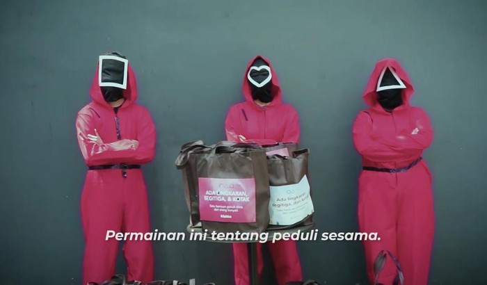 Kreatif! Donasi ‘Sweet Game’ Ini Terinspirasi Drama Squid Game yang Lagi Viral
