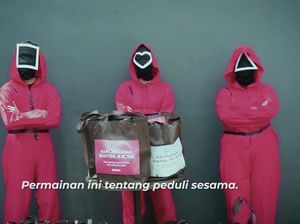 Kreatif! Donasi Sweet Game Ini Terinspirasi Drama Squid Game yang Lagi Viral