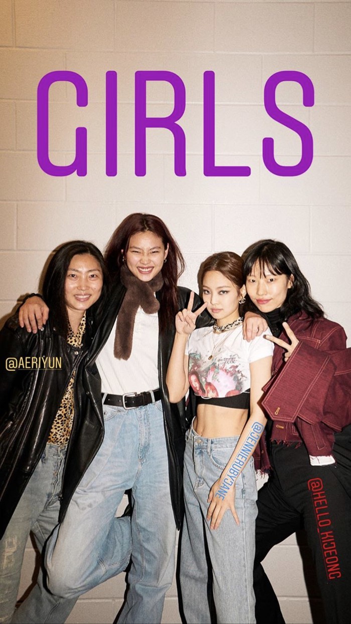 Jung Ho Yeon dan Jennie BLACKPINK
