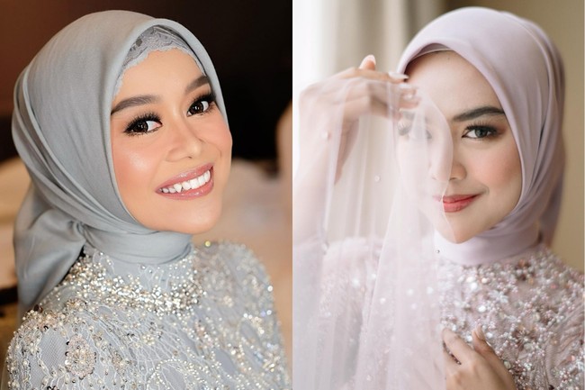 Begini tampilan makeup keduanya saat dilihat dari dekat. Sama-sama terlihat natural dan flawless bukan? Foto: Instagram