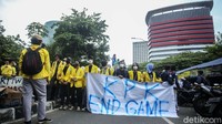 Demo tersebut bertajuk Gerakan Selamatkan KPK.
