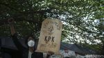 Lagi, Massa BEM SI Kembali Adu Dorong di KPK