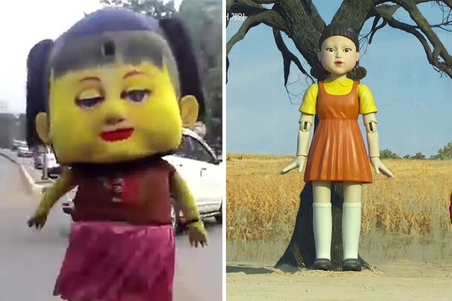 Boneka mampang, Boneka Squid Game