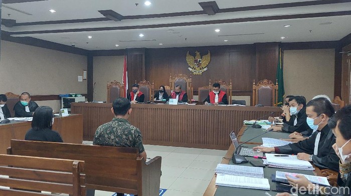 Sidang kasus suap penyidik KPK Maskur Husain (Zunita Putri/detikcom)