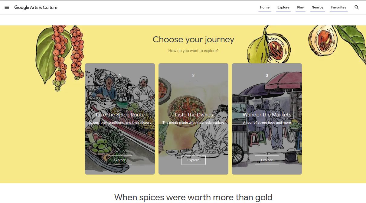 Promosi Rempah Indonesia Lewat 'Spice Up the World' di Google Arts & Culture