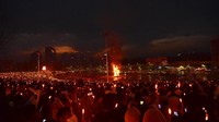Festival Meskel untuk memperingati penemuan Salib Sejati dihadiri ribuan umat Kristen Ortodoks.