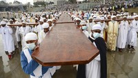 Festival Maskel dirayakan di seluruh Ethiopia pada Minggu (26/9/2021) waktu setempat.