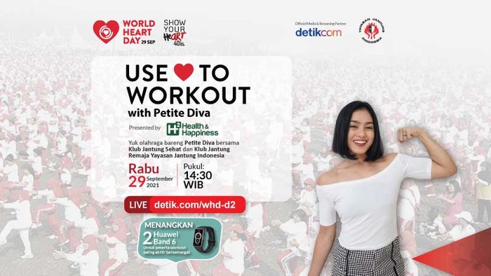 Ikut Workout Saat Hari Jantung Sedunia & Dapat Huawei Band 6, Mau?