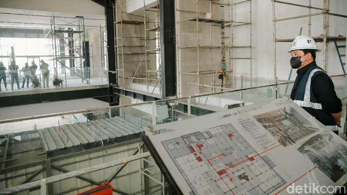 Erick Thohir Tinjau Renovasi Gedung Sarinah