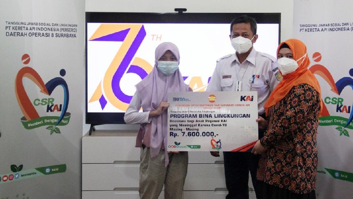 anak pegawai PT KAI yang ortu meninggal COVID-19 dapat beasiswa