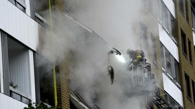 Apartemen di Swedia Meledak, 25 Orang Terluka