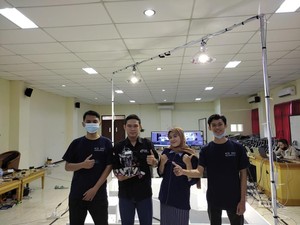Keren! 4 Mahasiswa UMP Bikin Robot SAR, Bisa Evakuasi Korban dan Padamkan Api
