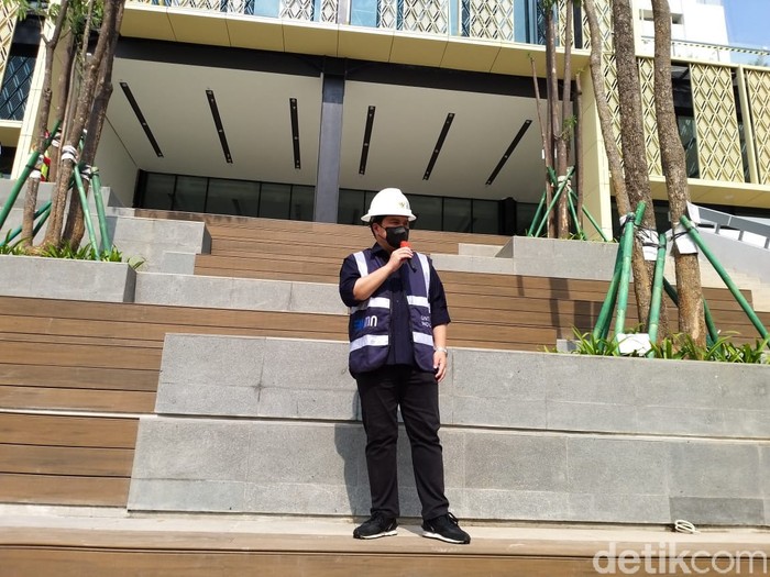 Erick Thohir Tinjau Renovasi Gedung Sarinah