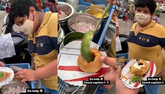 Jualan Makanan di Pinggir Jalan, Bocah Ini Dapat  Bantuan dari Food Blogger
