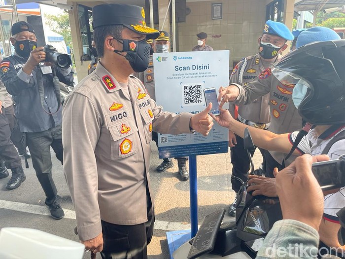 Masuk Polda Jatim wajib pedulilindungi
