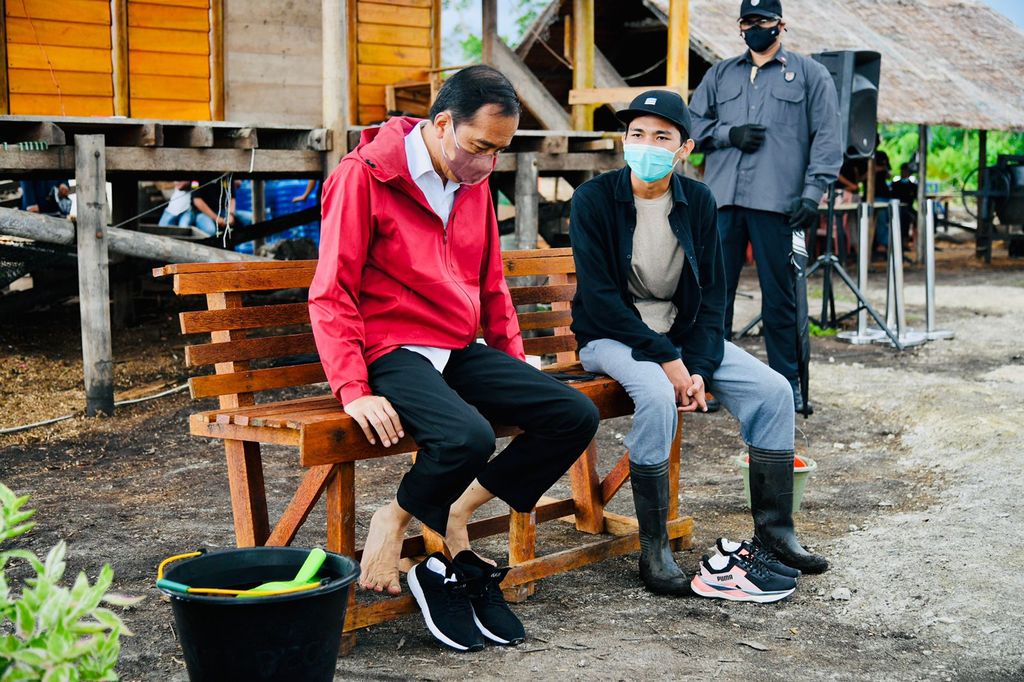 Presiden Jokowi di Bengkalis