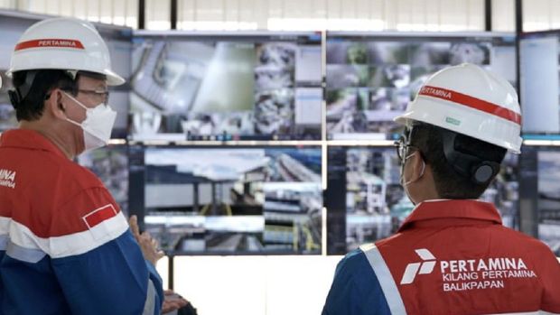 Ahok melakukan kunjungan kerja ke Kalimantan Timur, Senin (27/9/2021), Proyek Refinery Development Master Plan (RDMP) Balikpapan yang dikelola PT Kilang Pertamina Balikpapan (KPB). (Dok: Tangkapan layar ig basukibtp)