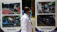 Penataan kawasan stasiun ini merupakan bagian dari integrasi transportasi di Jabodetabek.