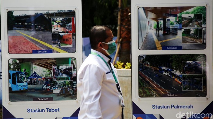 Anies Bersama Dua Menteri Resmikan Penataan Stasiun Tebet Penataan kawasan Stasiun Tebet diresmikan hari ini. Peresmian dilakukan oleh Gubernur DKI Jakarta Anies Baswedan bersama Menteri BUMN Erick Thohir dan Menhub Budi Karya Sumadi.