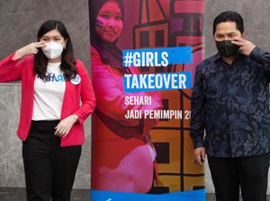 Saat Sharon Gantikan Erick Thohir Rapat hingga Blusukan di BUMN