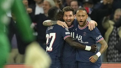 Detik-detik Messi Cetak Gol Perdana untuk PSG