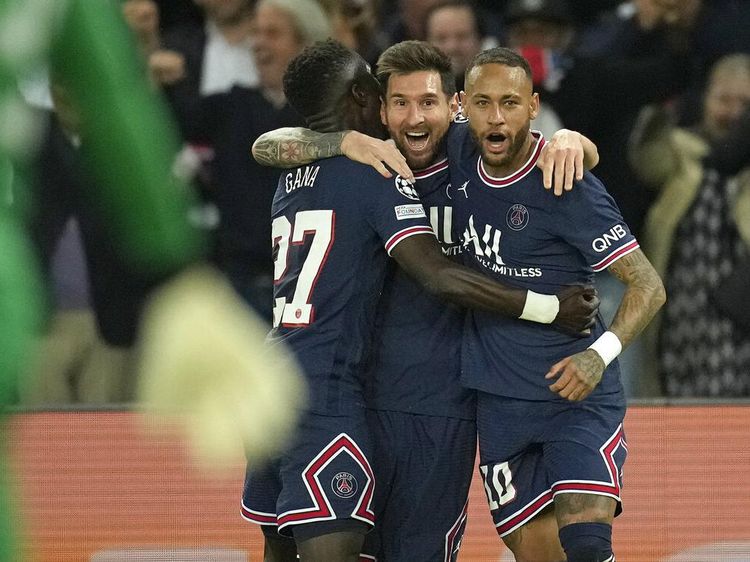 Detik-detik Messi Cetak Gol Perdana untuk PSG