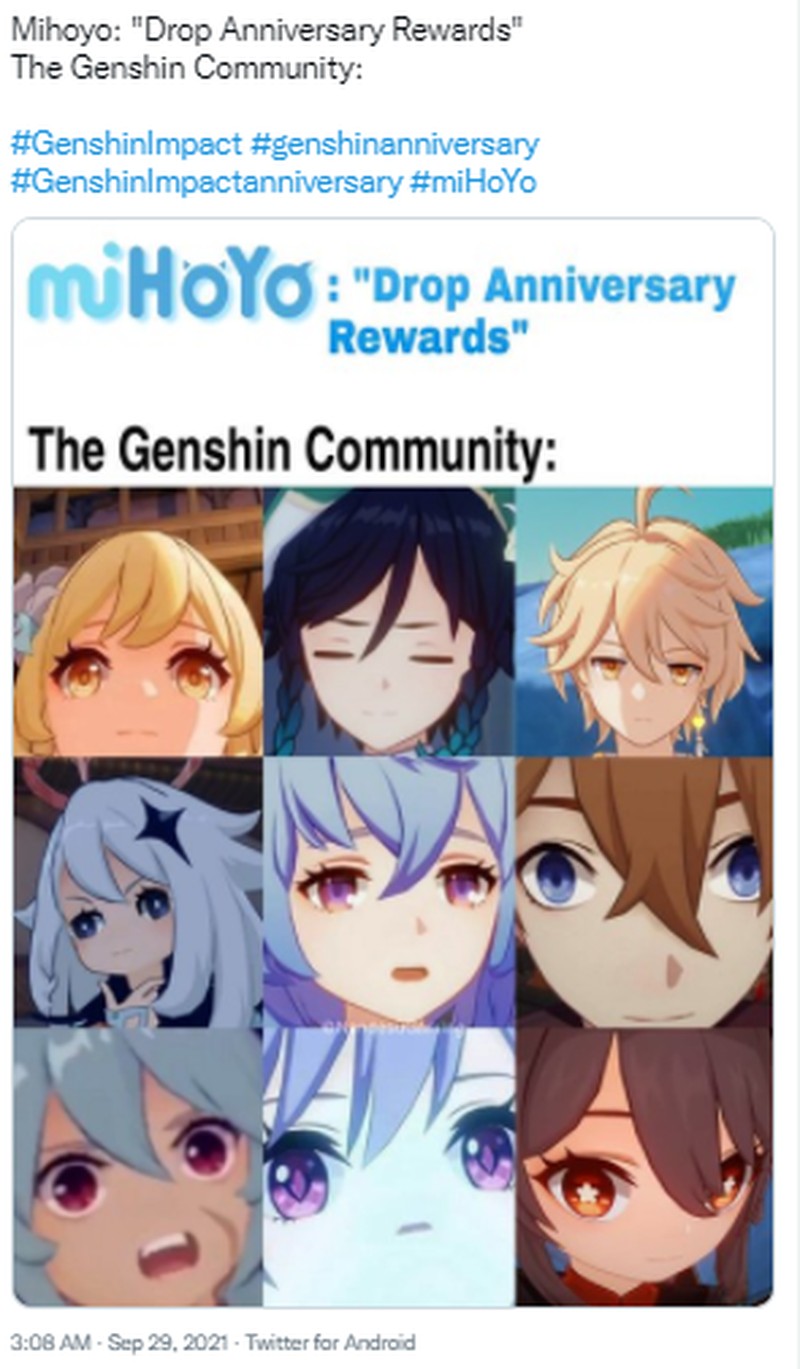 Fans Emosi, Genshin Impact Trending di Twitter