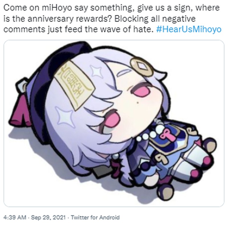 Fans Emosi, Genshin Impact Trending di Twitter