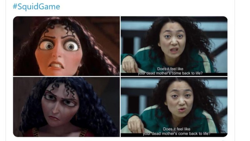 fotoinet meme lucu squid game