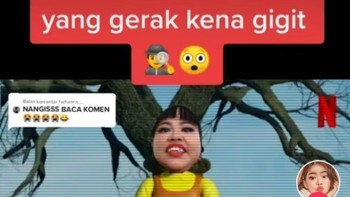 Awas kena gigit Kekeyi. Foto: Screenshot Twitter