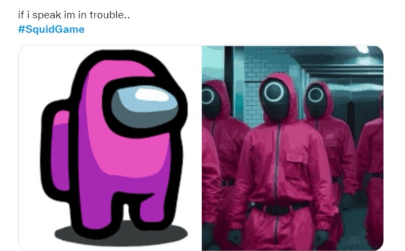 fotoinet meme lucu squid game