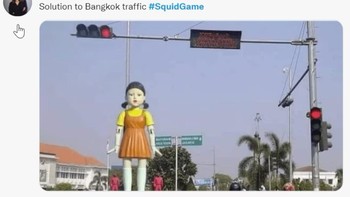 Otomatis para pengendara patuh lalu lintas. Foto: Screenshot Twitter