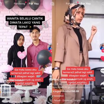 Kisah pasangan viral di TikTok.