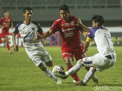 Persija vs Persita berlangsung di Stadion Pakansari, Cibinong, Kabupaten Bogor, Selasa (28/9/2021) malam WIB.