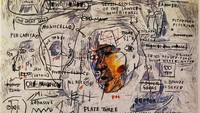 Kalau lukisan Monticello yang dibuat dua tahun sebelum Jean-Michel Basquiat meninggal juga terjual Rp 13,2 miliar. Foto: Istimewa