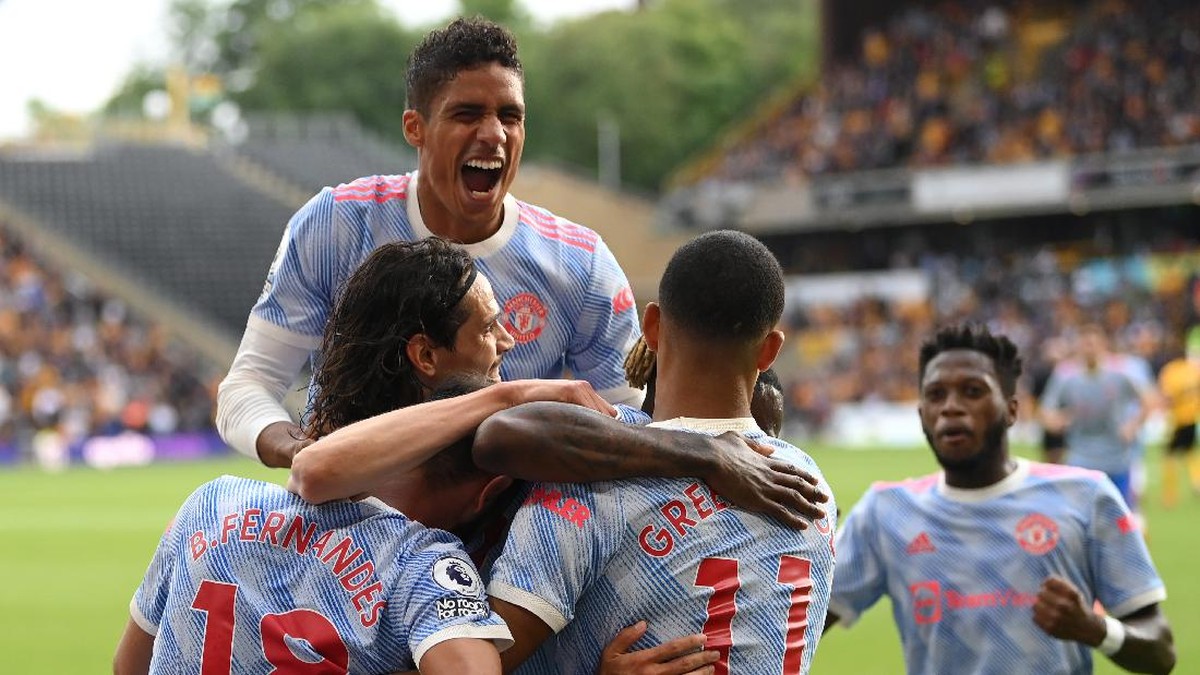 Raphael Varane berkukuh, Man United masih dalam jalur yang tepat kendati belakangan memble. (Foto: Getty Images/Michael Regan)