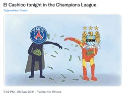 Meme Kocak Messi Rebahan di Pagar Betis
