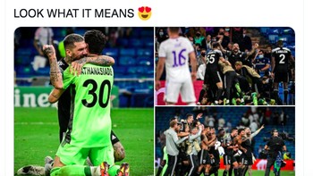 FC Sheriff baru terbentuk tahun 1997 tapi mereka berhasil mengalahkan Real Madrid, penguasa Liga Champions, di Santiago Bernabeu. Foto: Twitter