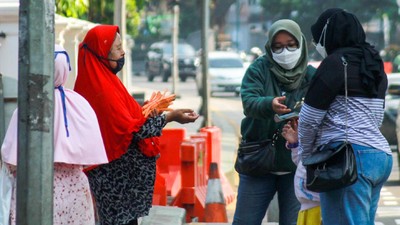 Potret Pilu Pedagang Wortel di Kebun Raya Bogor