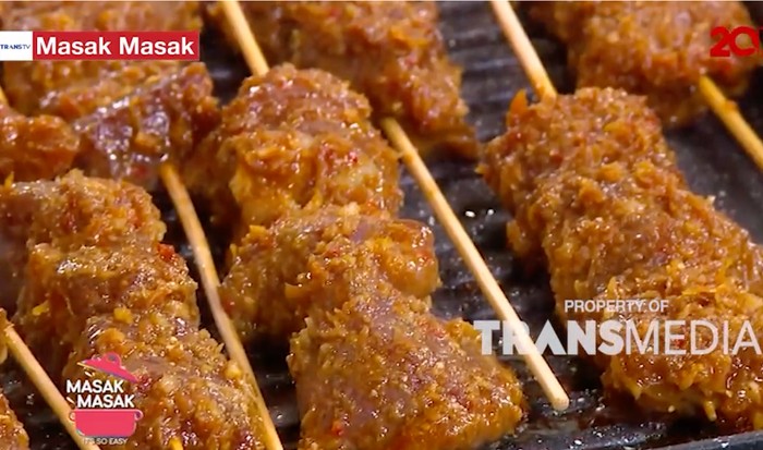 Resep Sate Sapi Bumbu Kelapa Resep Sate Sapi Bumbu Kelapa