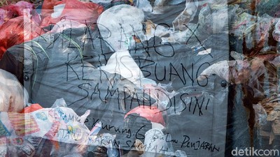 Sudah Dilarang, Masih Ada yang Buang Sampah Sembarangan di Tangsel